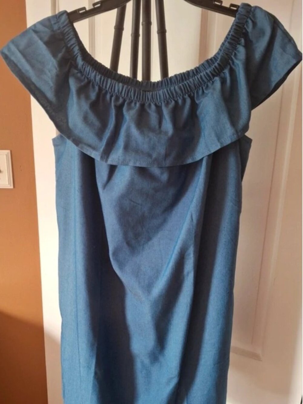 Denim summer dress XL